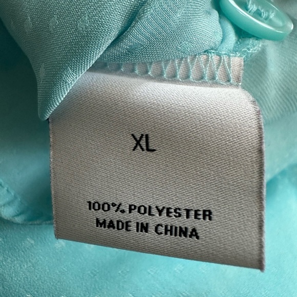 Van Winkle & Co.Blue Pajama Set with Notched Lapel and Short Sleeves (734) - Picture 14 of 15